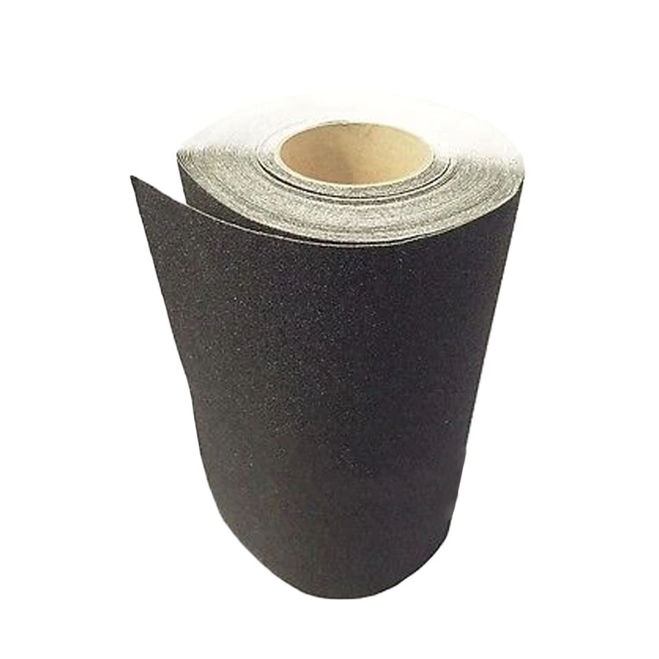 12" x 5' BLACK Roll Safety Non Skid Tape Anti Slip Tape Sticker Grip Safe Grit