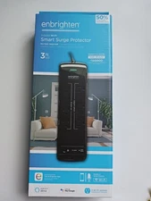 Enbrighten 7-outlet Wi-Fi Smart Surge Protector Power Strip 3 foot cord
