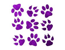 DOG CAT PAW SQUARE Foot Prints 8 x 10 Stencil Plastic Sheet NEW S23