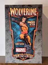 WOLVERINE UNMASKED ACTION Statue BOWEN DESIGNS sculpted by RANDY BOWEN X-MEN Box
