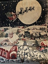 REVERSIBLE CHRISTMAS THROW BLANKET 60" X 45"
