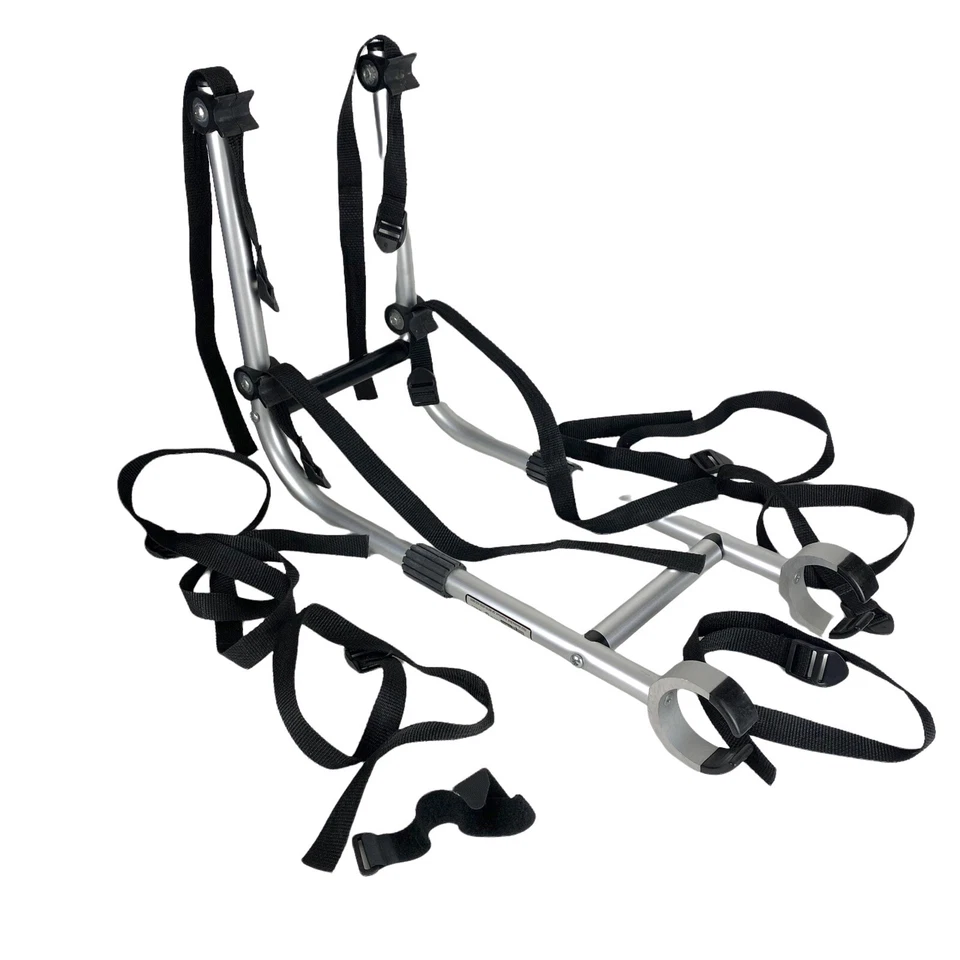 Casa rodante Topline montaje en escalera estante de aluminio para 2 bicicletas se adapta a cualquier bicicleta remolque de viaje Foto 4 de 4