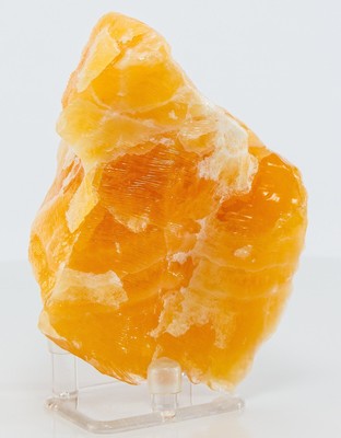 Natural Golden Orange Calcite Crystal Cluster from Mexico 4.50  15.9oz. H2062