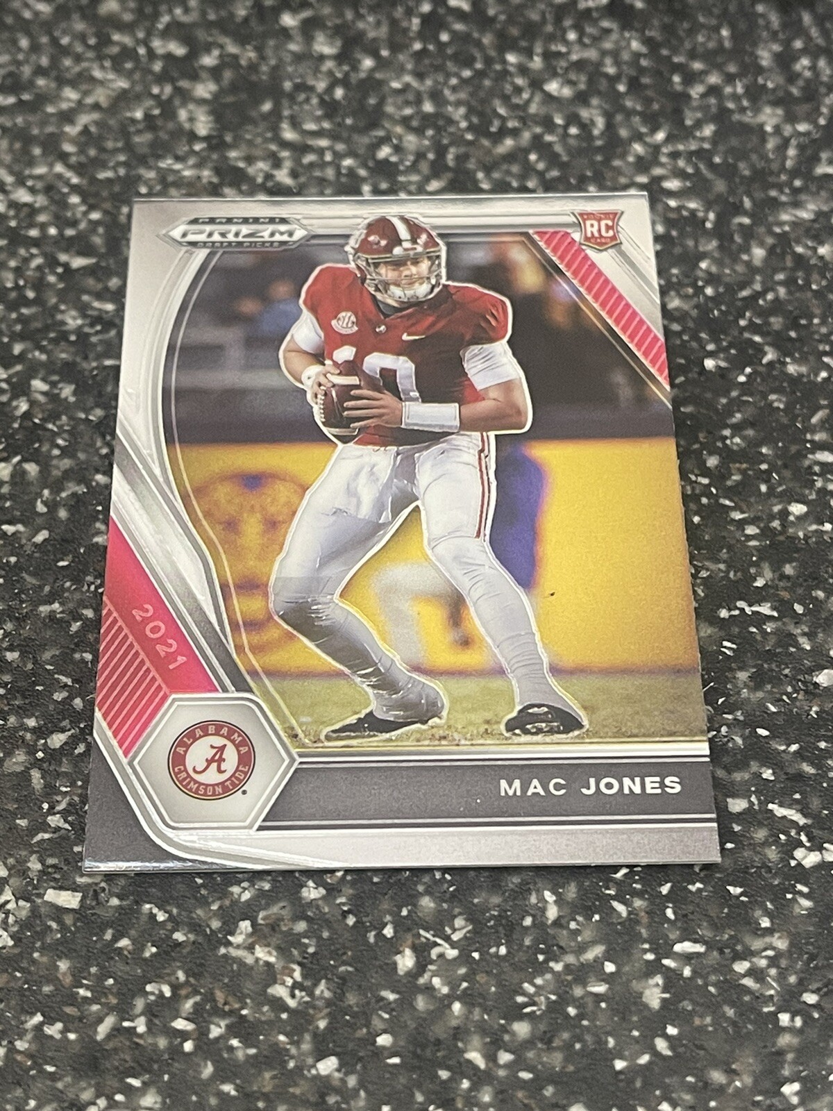 2021 Panini Prizm Draft Picks - #104 Mac Jones (RC) Alabama Crimson Tide