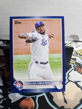 Taylor Hearn 2022 Topps Update Royal Blue - #US82  - Texas Rangers
