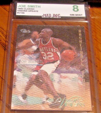 JOE SMITH Rookie****1996 CLASSIC Vision UPDATE---MINT 8***WARRIORS**MAD Dog