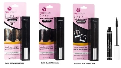 Cover Your Grey Hair Unisex Everyday Hair Mascara Instantly Covers Gray Roots