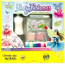 Faber-Castell Creativity For Kids Fairy Fashions Design & Make A 20 Pc Wardrobe