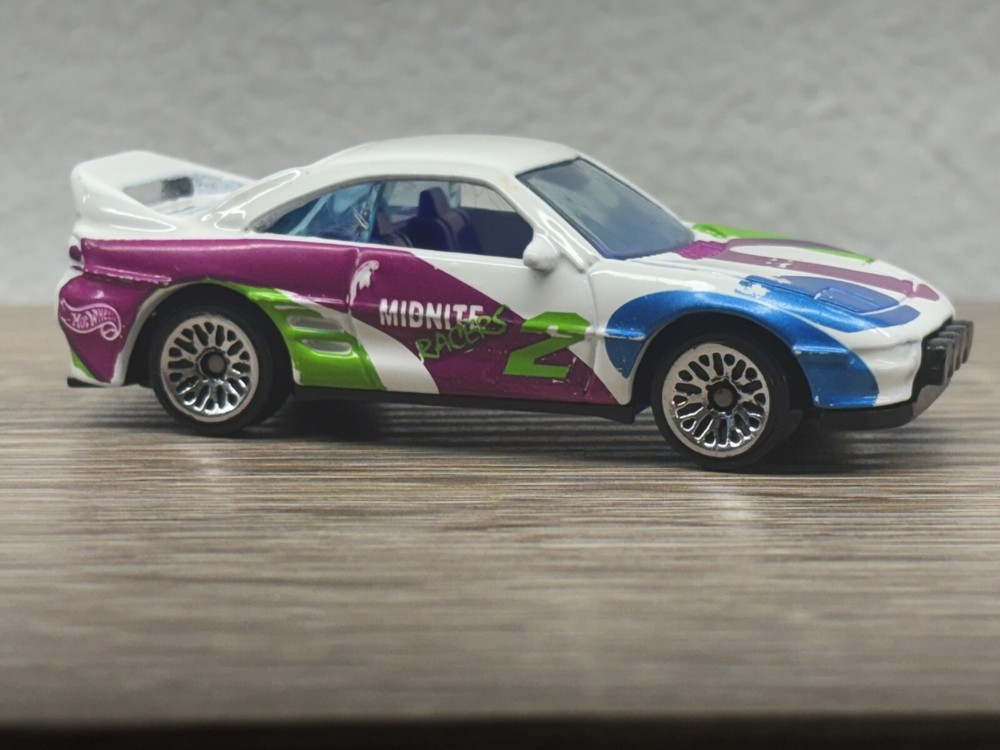 HOT WHEELS BLUE  # 233 WHITE TOYOTA MR2 RALLY Loose