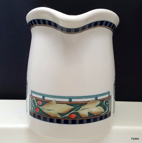 Pfaltzgraff Portfolio Forest Creamer 12 Oz Ivory Stoneware Nature Panels - Picture 2 of 4