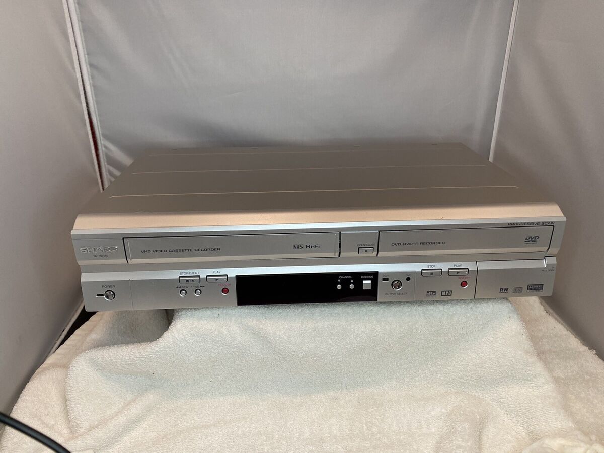 Sharp DVD VHS VCR Combo Recorder DV-RW550U *No Remote* | eBay Sharp DVD VHS VCR Combo Recorder DV-RW550U *No Remote* | eBay