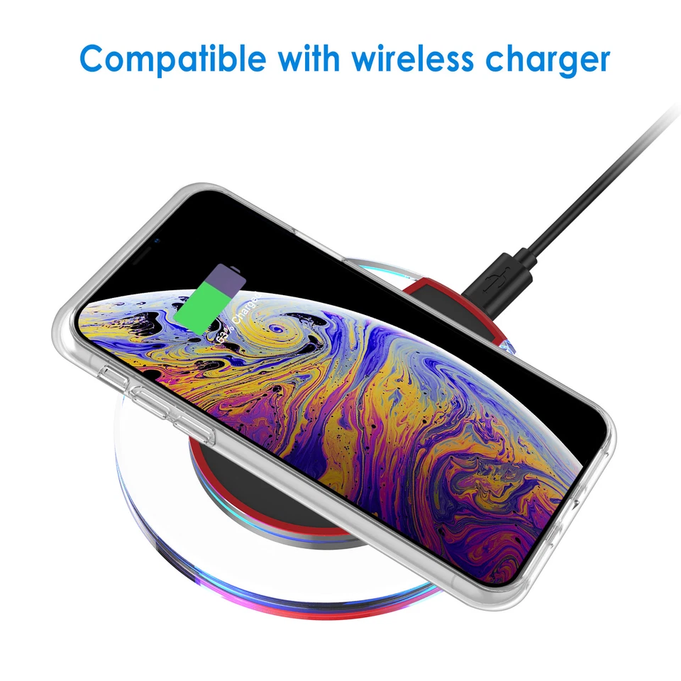 Funda JETech para iPhone Xs Max 6,5 pulgadas, no amarillenta cubierta antigolpes Foto 3 de 4