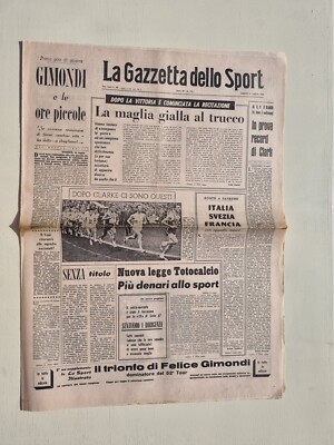Il 14 luglio 1965 Felice Gimondi vince il Tour de France