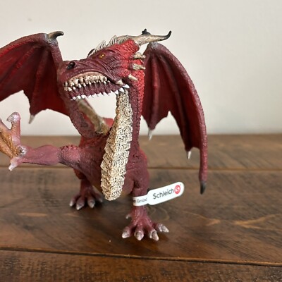 Schleich Eldrador Red Dragon Warrior Action Figure with Opening Jaw Model 70512