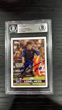 LIONEL MESSI - AUTO SIGNED BECKETT WITNESSED ON-CARD!- A471