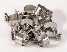 Mini Hose Clips 304 Stainless Steel Hose Pipe Fuel Clamps Petrol Diesel Line