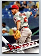 2017 Topps Update #US201 Nolan Fontana Los Angeles Angels Rookie