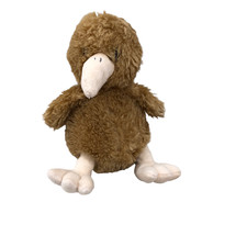 New Zealand 2009 Plush Stuffed Animal 8" Kiwi Bird Brown Cream