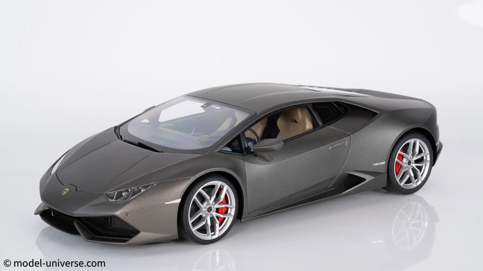 AUTOart 1:12 Lamborghini Huracan LP610-4 (Matt Grey) 2014 Scale Model - Image 2 of 4