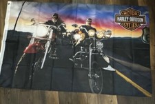 Bannière drapeau Harley Davidson 3x5 pieds LOGO DOUBLE FACE moto neuve