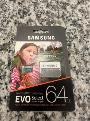 Samsung Evo Select 64GB Class 10 - SDXC Memory Card - (MB-ME64GA/AM)