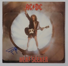 AC/DC Simon Wright JSA Signed Autograph Album Record Vinyl Heat Seeker