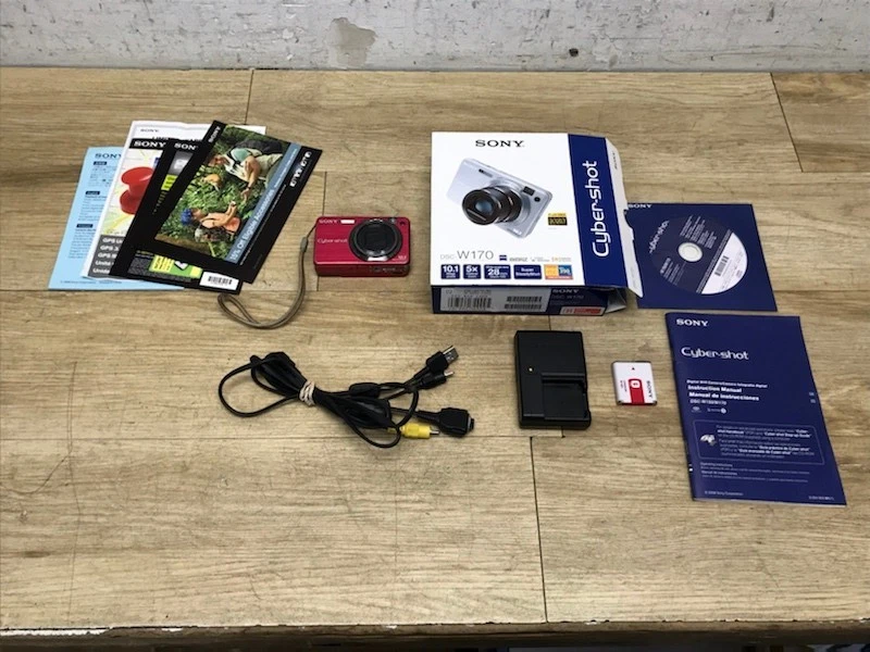 Sony Cyber-shot 1-4.9x Digital Zoom Cameras 10-11.9 MP Maximum