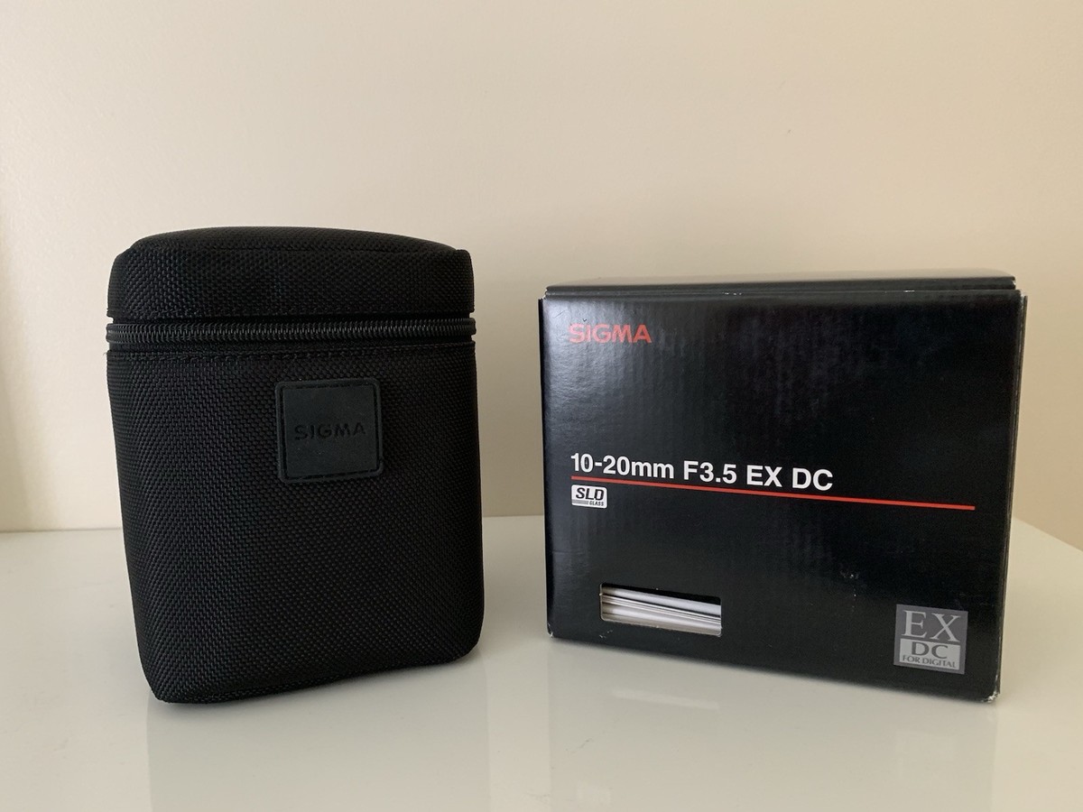 Sigma 10-20mm Lens f/3.5 EX HSM DC, Wide Angle For Canon, Very