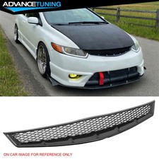 For 06-08 Honda Civic Coupe Front Bumper Hood Grille Mesh Upper Grill Assembly