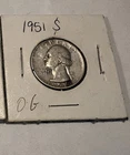 1951-S Washington Quarter Silver Circulated KM#164 Business Strike