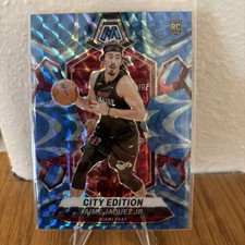 2023 Panini Mosaic City Edition Jaime Jaquez Jr. #280 Reactive Blue Mosaic Prizm