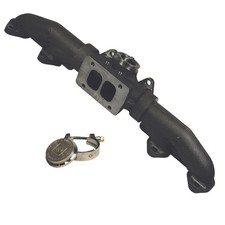 BD Diesel 1045996-T6 BD Cummins 20-degree Wastegated T6 Exhaust Manifold For ...