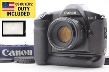  TOP MINT Canon EOS-1 35mm SLR Film Camera Body EF 50mm f1.8 II Lens from JAPAN