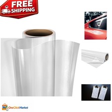 Clear Self-Adhesive Lamination Vinyl Roll 12" x 6ft - High Gloss  Waterproof