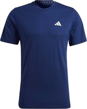 Brand New Adidas Mens Essentials Feelready Training T-Shirt - Navy - FREE SHIP