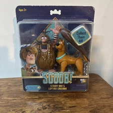 Scoob! Scooby-Doo & Captain Caveman the Movie! Action Figures New Bubble Dented