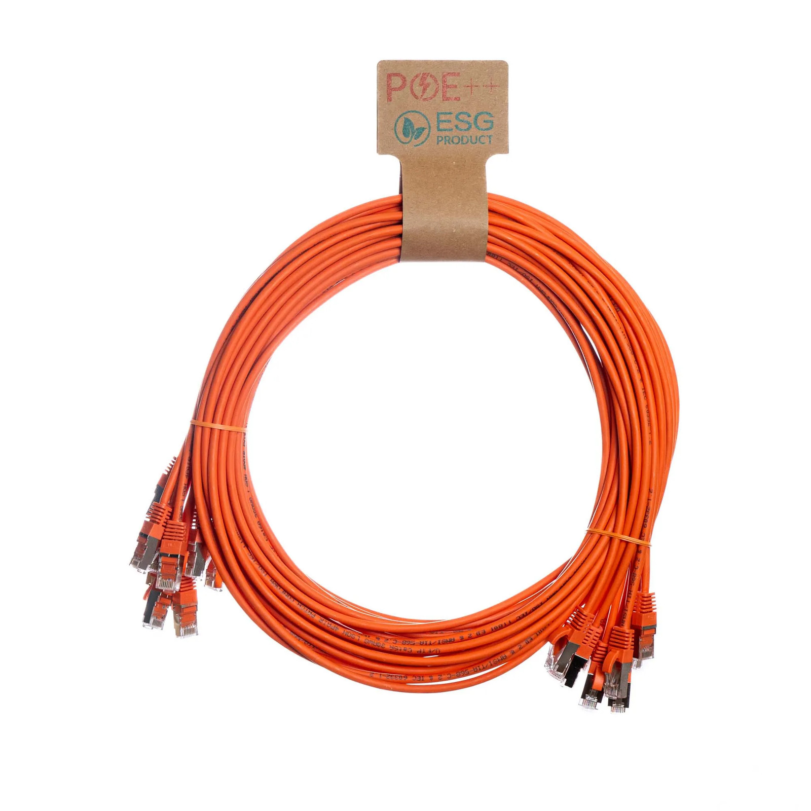 Cablenet 2m Cat6a RJ45 Orange U/FTP LSOH 30AWG Slim Snagless Booted Patch Lead P
