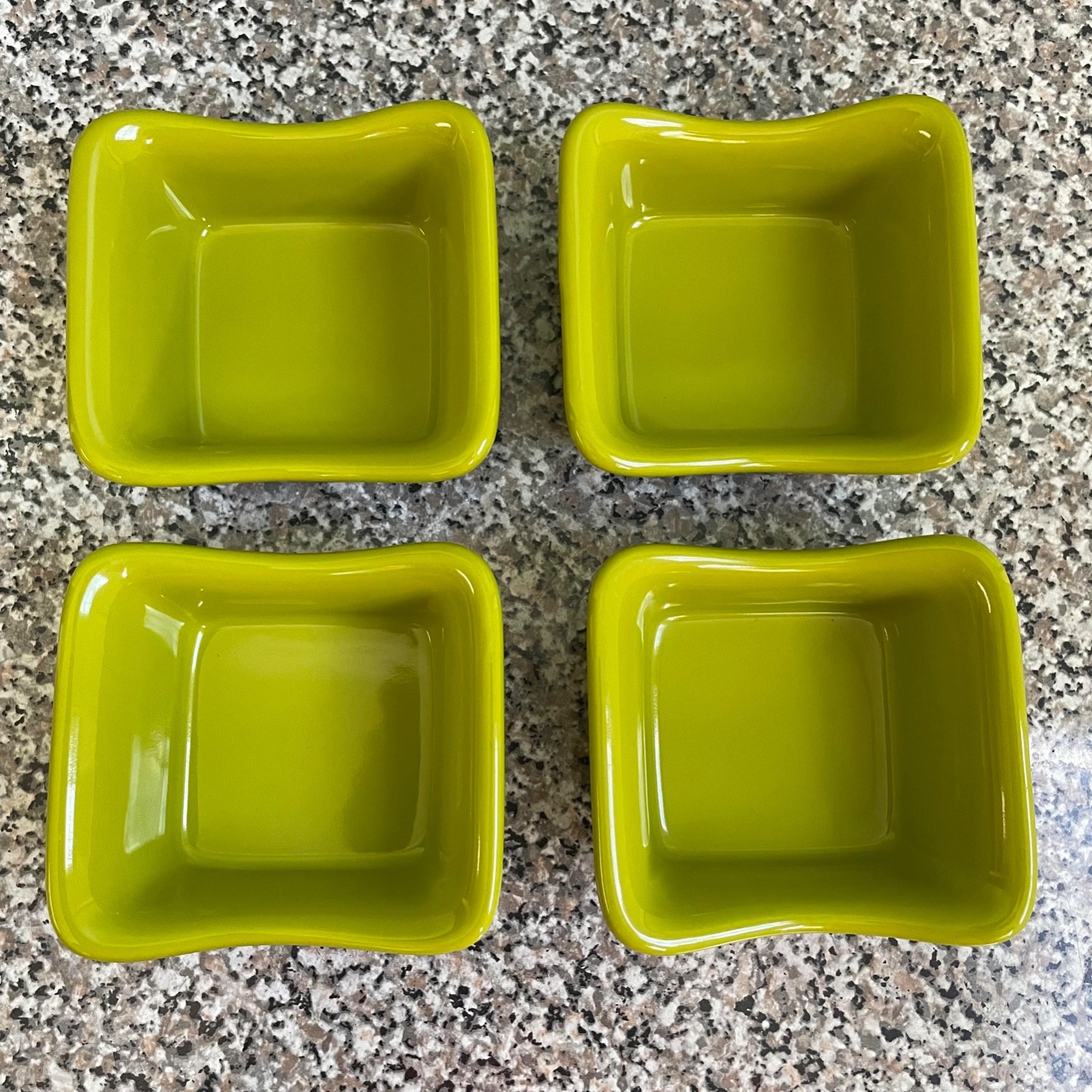 Computer Check Out Rachael Ray 4 Bowl Set Green Square Bowls 4 Pc Set | eBay