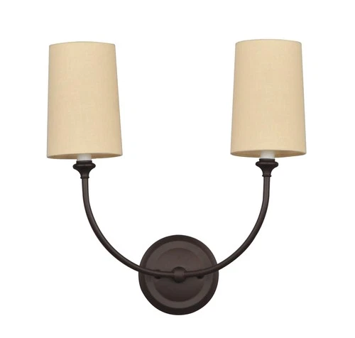 Crystorama Lighting Group 2242 Sylvan 2 Light 17" Tall Wall - Black - Picture 11 of 12