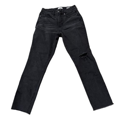 Sofia Jeans Womens Black  Curvy Girlfriend Denim Jeans Size 2