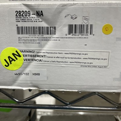 Kohler K28209NA Anthem 2 Port Digital Thermostatic Valve