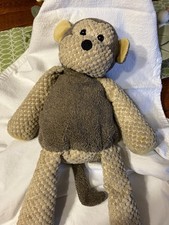 Scentsy Buddy Mollie Monkey 15 Plush Grey with Scent Pack Red Candy Apple