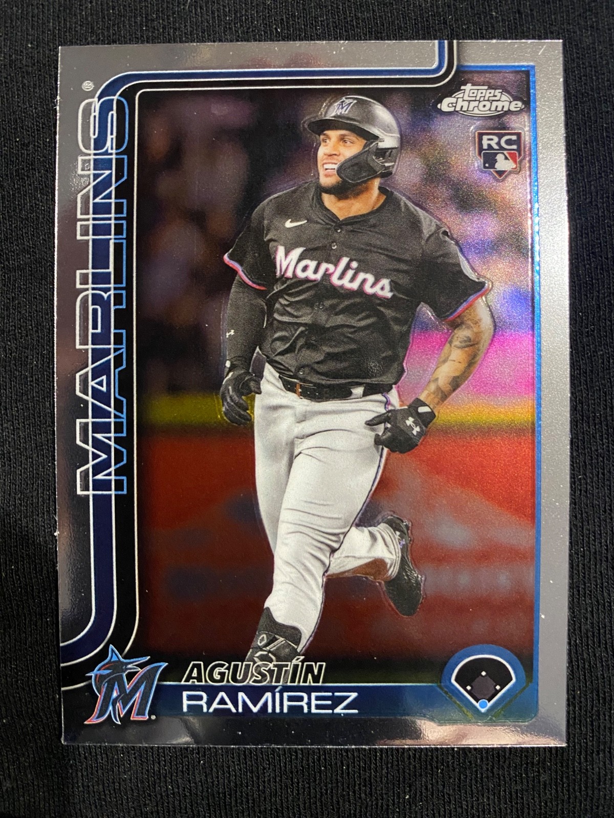 2025 Topps Chrome Update USC200 - Agustin Ramirez Rookie RC Base - Marlins