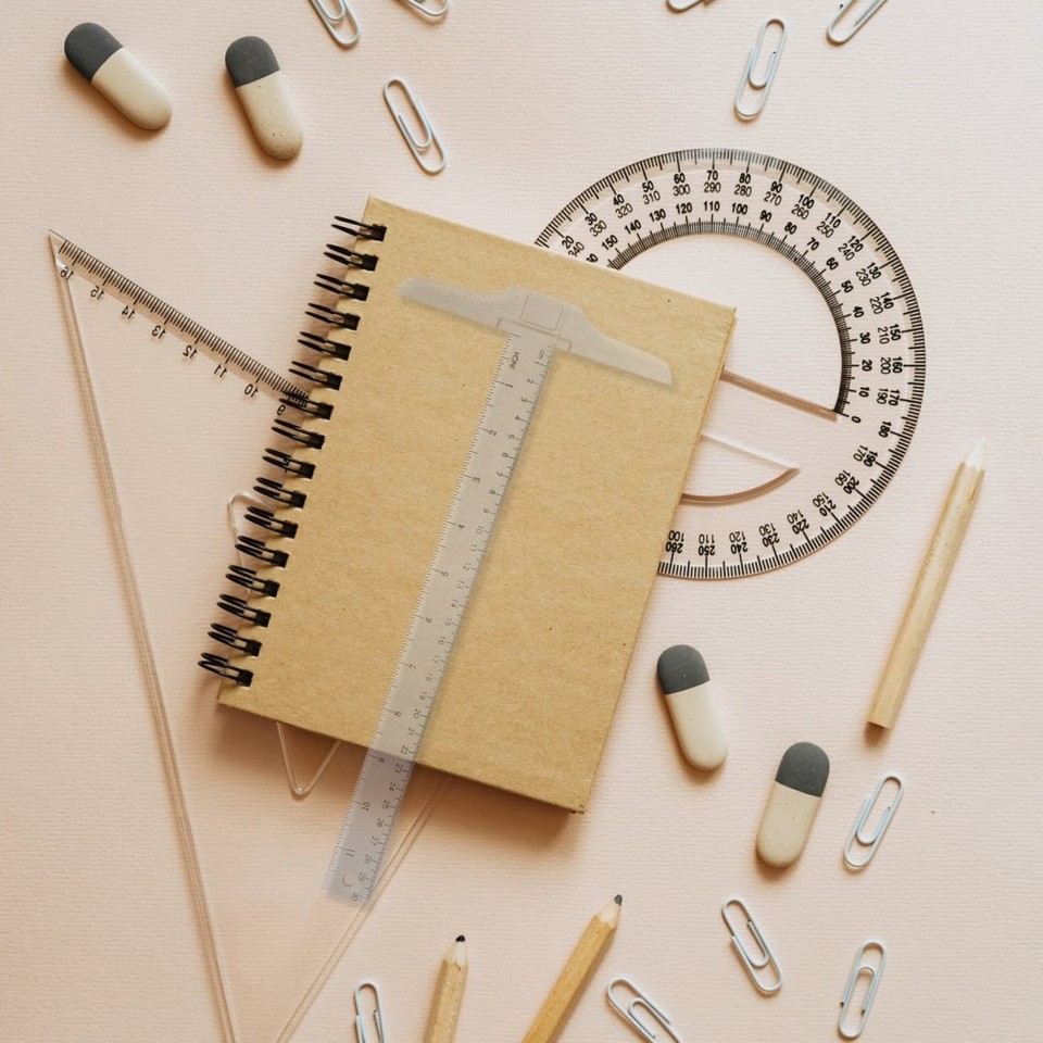 Feed Ruler Reusable White T Shape Ruler with for Drawing and Drafting | eBay UK