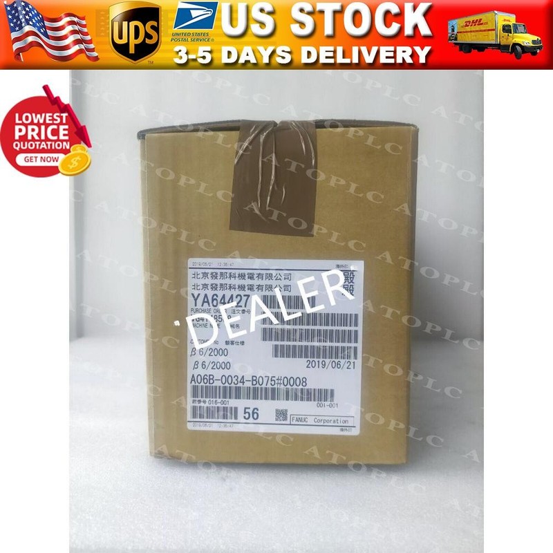New FANUC A06B-0034-B075#0008 Servo Motor A06B0034B075#0008 Fast Shipping