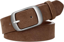 Women Belts For Jeans Dresses Pants Ladies Leather Waist Belt with Elegant Buckl