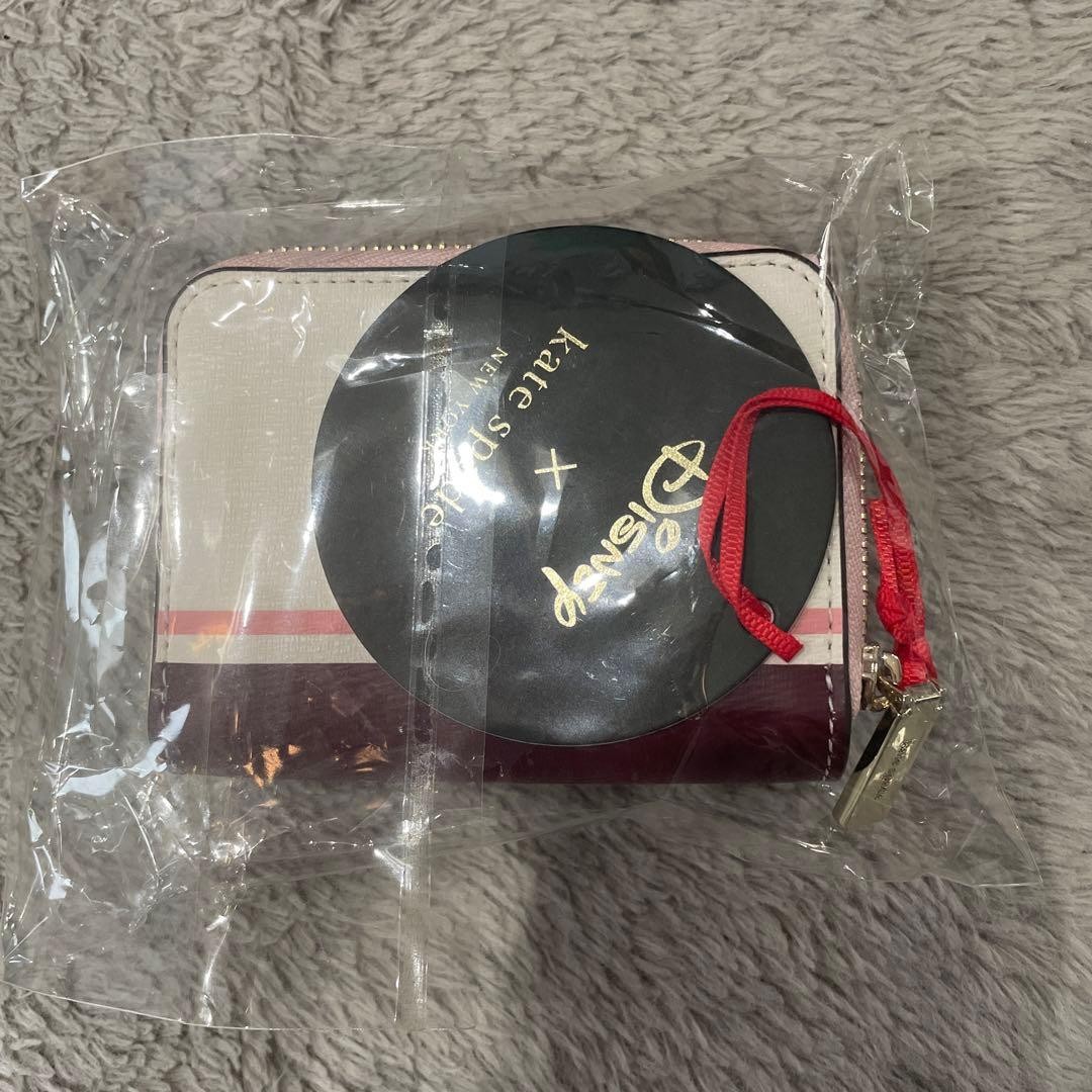 Kate Spade Daisy Duck Pink Tri-fold Wallet Used Unused Japan thumbnail 22