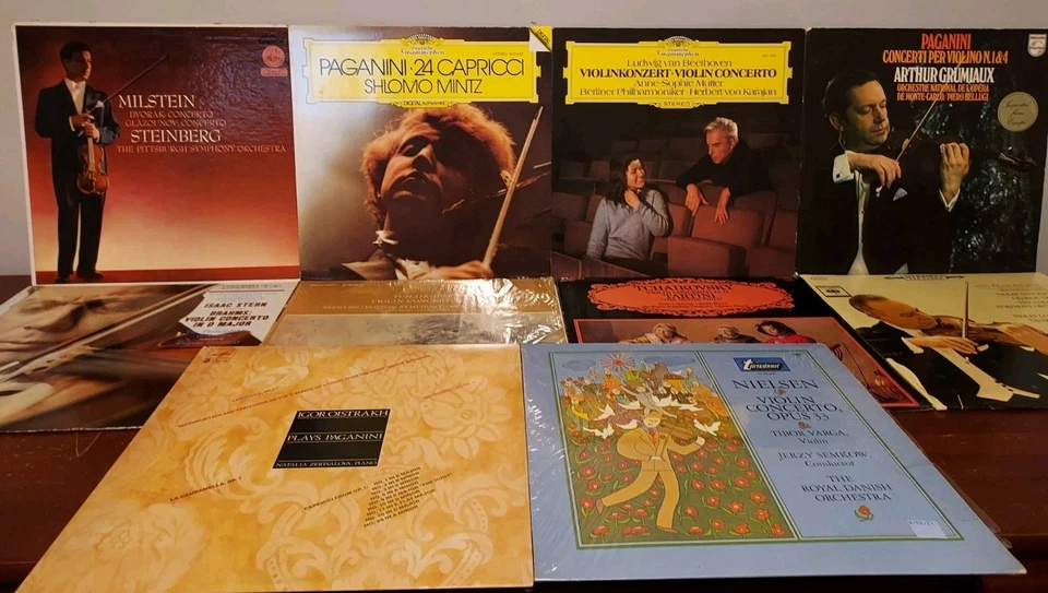 Classical Violin 20-LP Lot-Grumiaux,Szeryng,Oistrakh,Heifetz,Zukerman,Mintz Etc  - Image 3 of 4