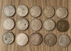 15 Morgan Silver Dollars (1921) – Mixed Mints P D S – Exact Coins - 90% Silver