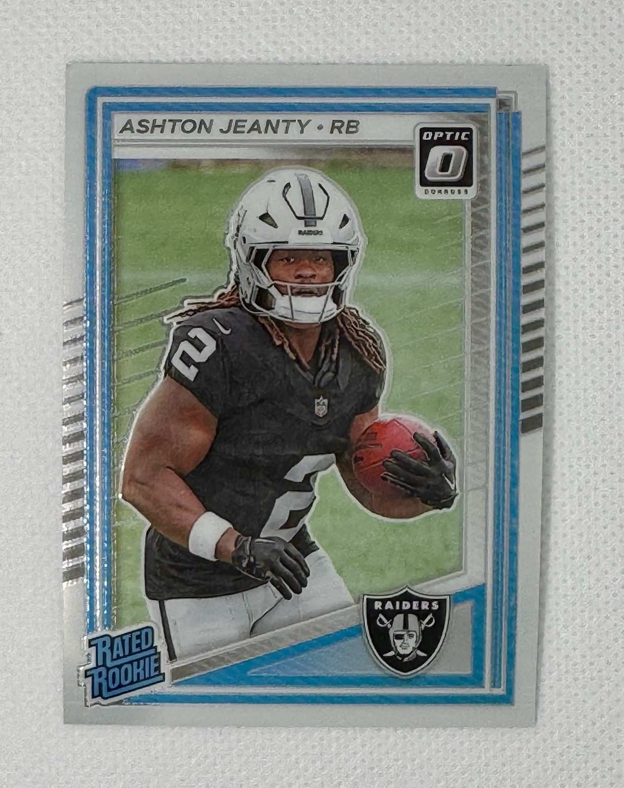 Panini 2025 Donruss Optic Ashton Jeanty Rated Rookie #202 Raiders Football